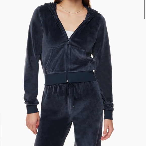 Aritzia TNA Velour Montcalm joggers and velour hoodie - Picture 2 of 11